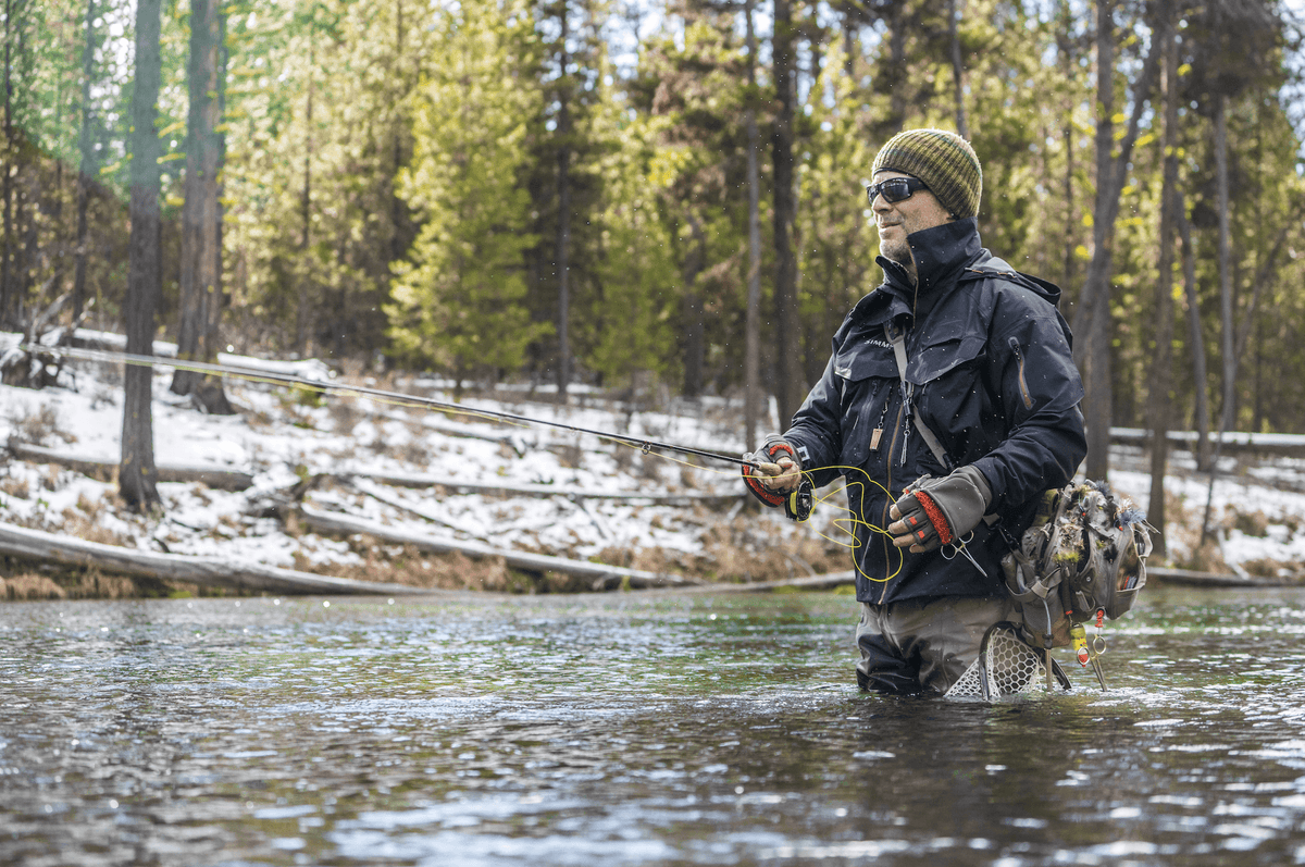 1 Piece of Critical Winter Fishing Gear The Simms ExStream Fold Over