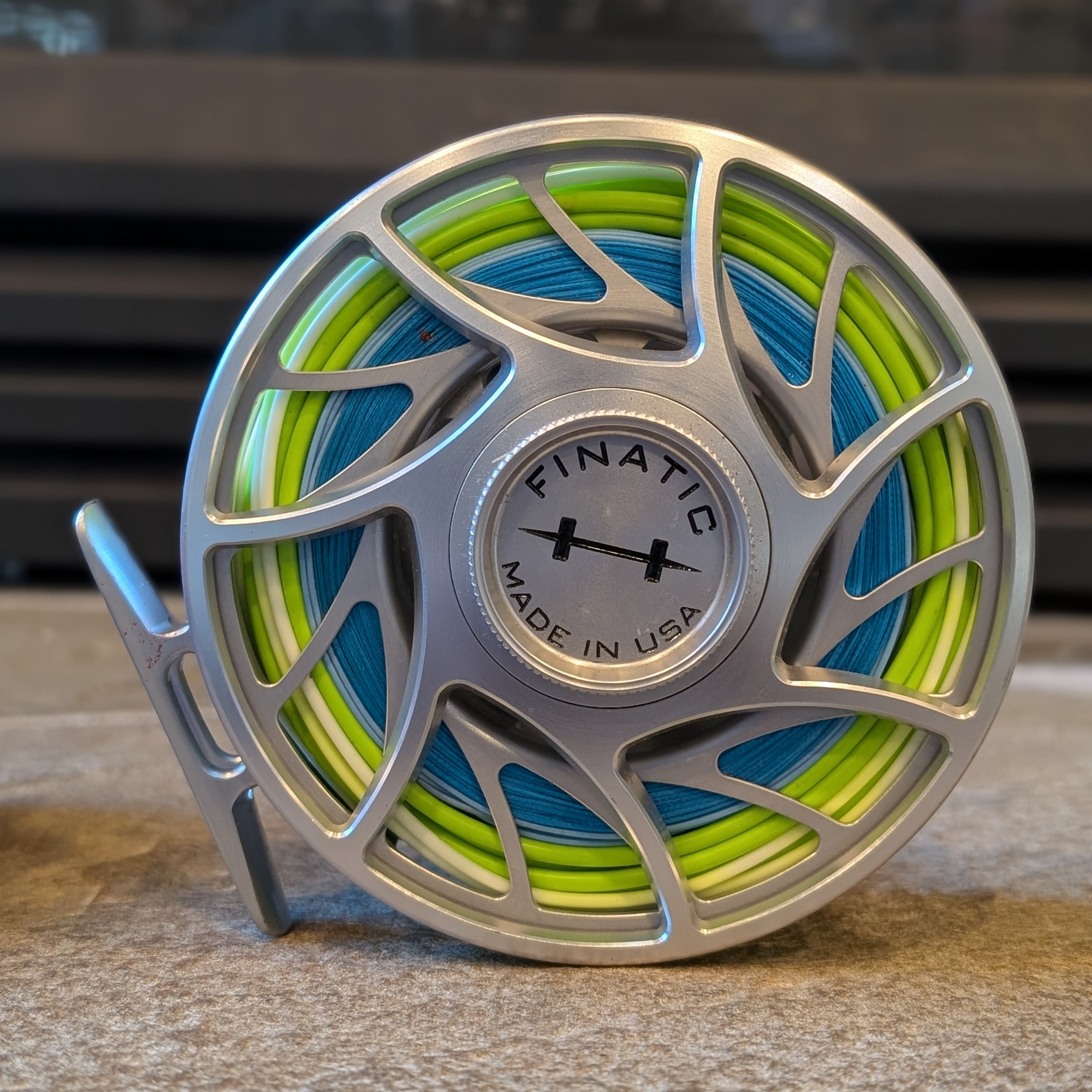 Hatch Finatic 9+ Finatic Silver/Black Fly Reel