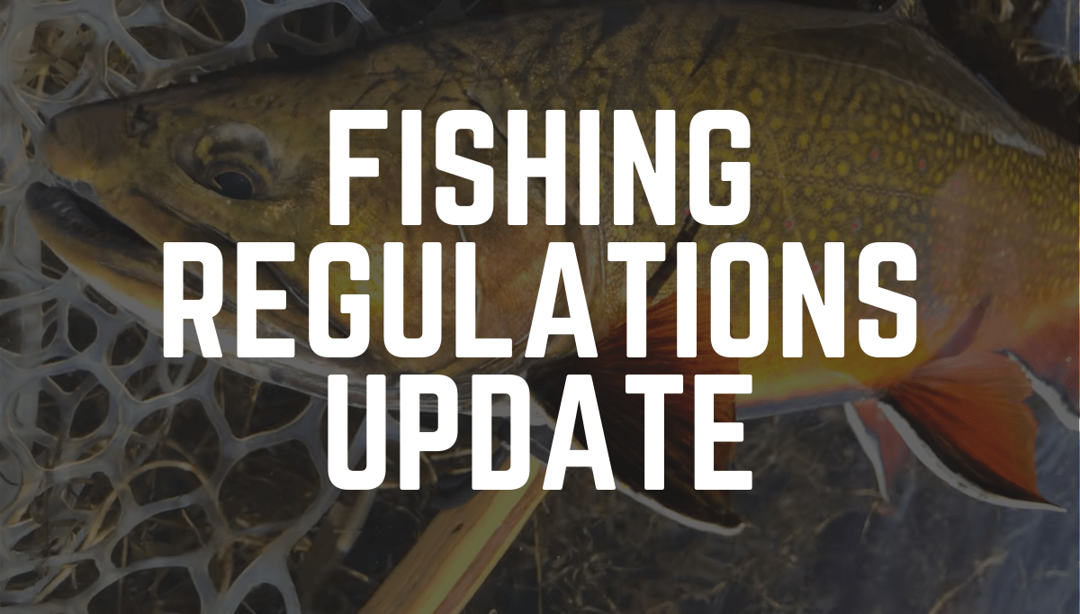 Fishing Regulations Updated – Fly and Field Outfitters