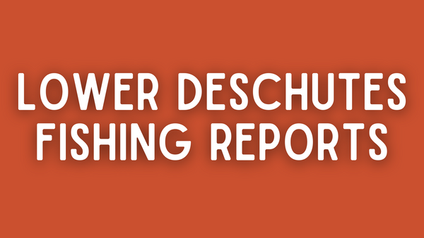 Lower Deschutes Update - 5/13/22