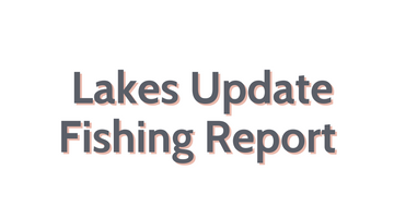 Lakes Update August 19, 2022
