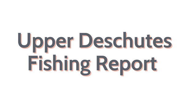 Upper Deschutes Update September 16, 2022