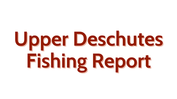 Upper Deschutes Update September 23, 2022