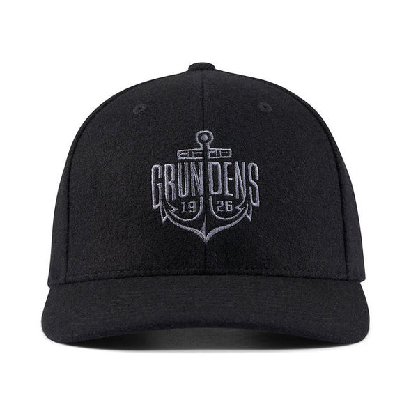Grundens Logo Anchor Wool Trucker