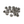 Hareline Slotted Tungsten Beads