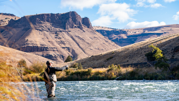 Lower Deschutes Canyon fly casting flyfishing