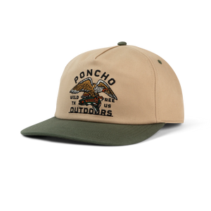 Poncho Eagle and Trout Hat