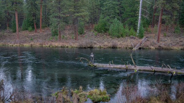 flyfishing metolius stream spring river