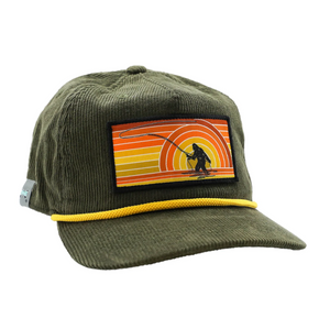 Rep Your Water Sunset Squatch Corduroy Edition Hat