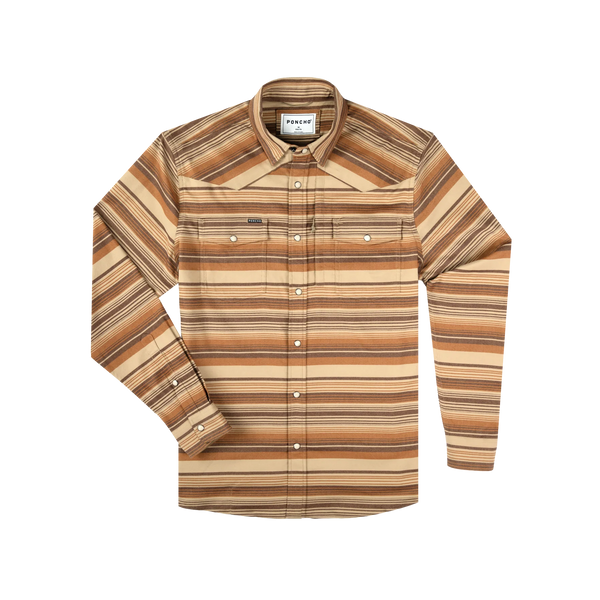 Poncho Western Flannel Shirt - The Adobo