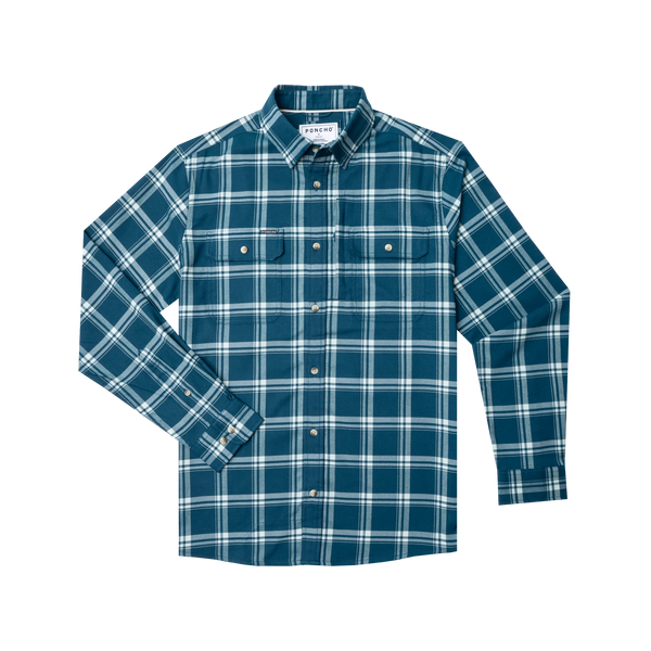Poncho Western Flannel Shirt - The Deschutes