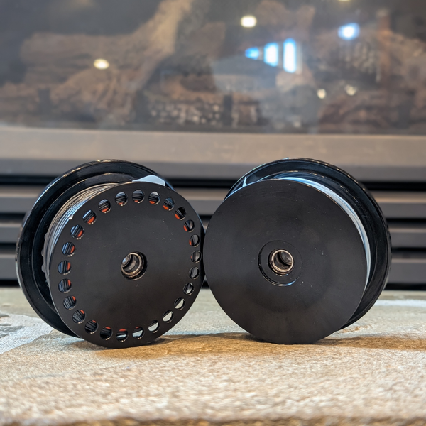 Abel Super 8 AR Anti Reverse Fly Reel with two Spare Spools