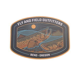 Casey Underwood Moon Risers Fly and Field Sticker - Bend