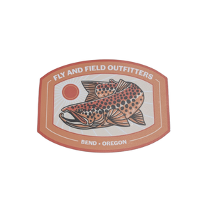 Casey Underwood Sun Brown Fly and Field Sticker - Bend