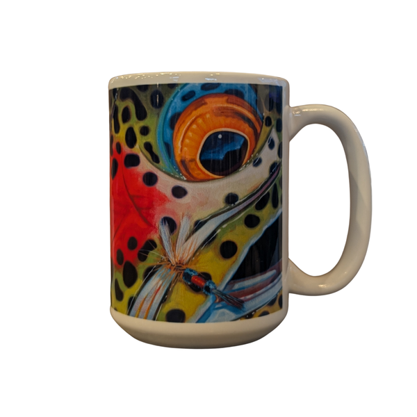 De Young Fish Face Series Rainbow Trout Mug