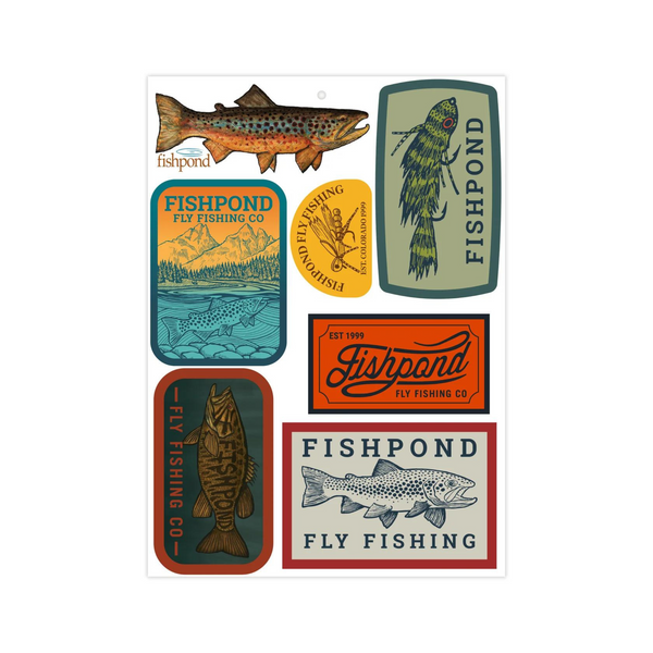 Fishpond Freshwater Sticker Kit.