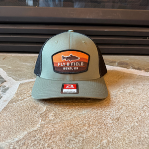 Fly and Field Embroidered Crown Patch - Bend