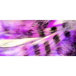 Hareline Dubbin Black Barred Groovy Bunny Strips - Closeout