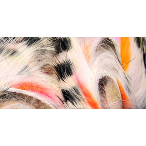 Hareline Dubbin Black Barred Groovy Bunny Strips - Closeout