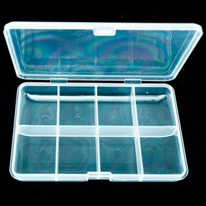 clear plastic fishing box 8 Compartment Clear Plastic Fly Box – Fly and Field Outfitters