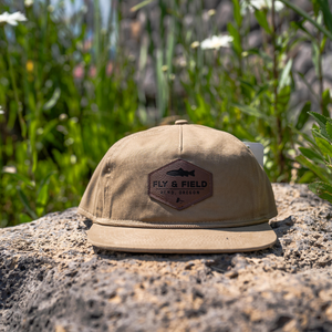 Fly and Field Fish and Fly Leather Patch Hat - Bend
