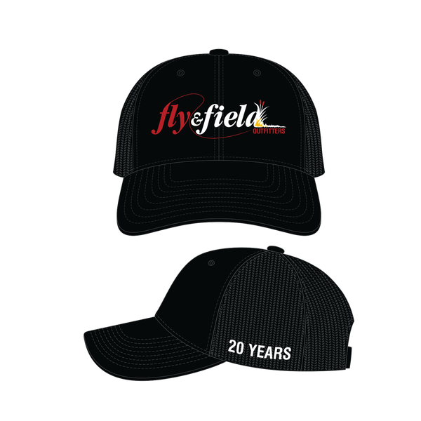 Fly and Field 20 Year Anniversary Throwback Logo Hat - Closeout