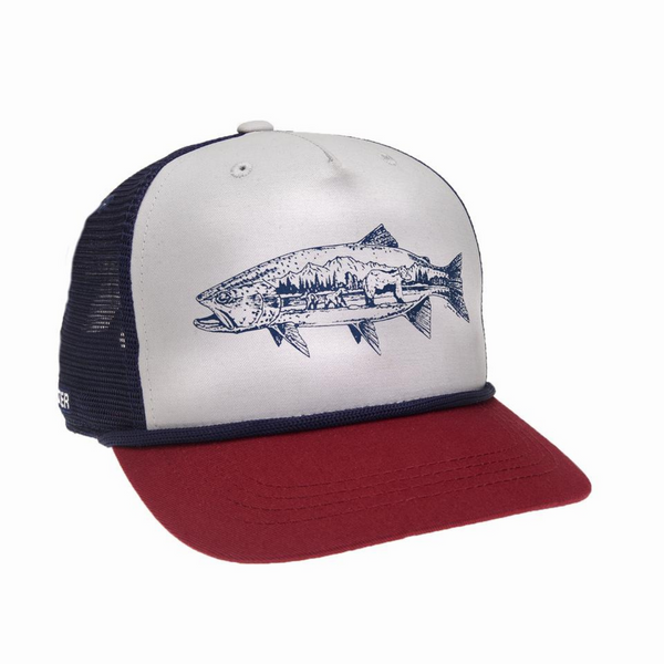 Rep Your Water Grizzly Trout 5 Panel Hat