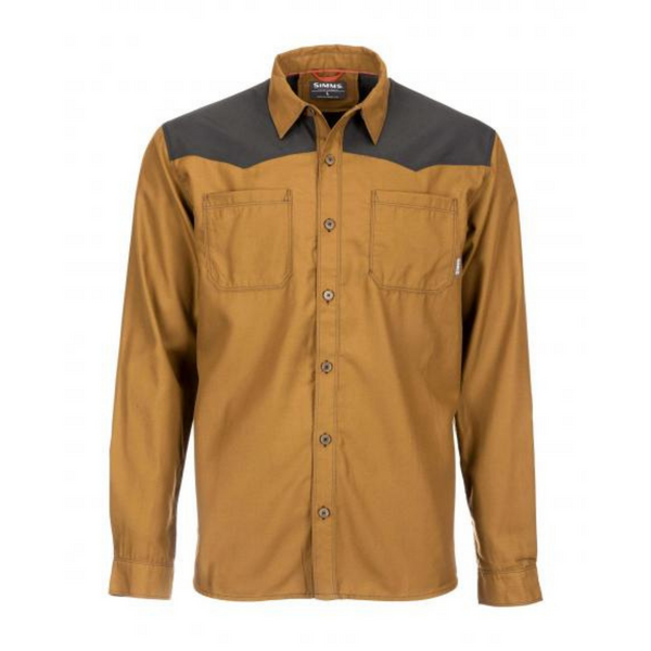 Simms M's Black's Ford Flannel LS Shirt - Closeout