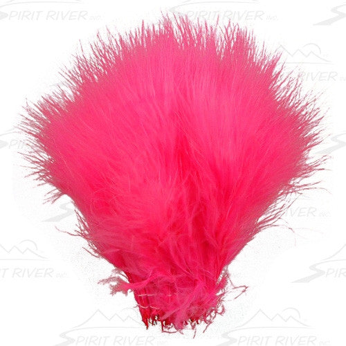 Spirit River Tiny Tip Marabou - Color Hot Pink Cerise